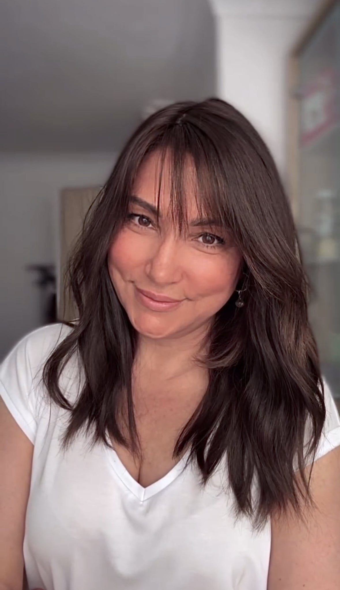CHOCOLATE BROWN TOPPER WITH SUBTLE BALAYAGE
