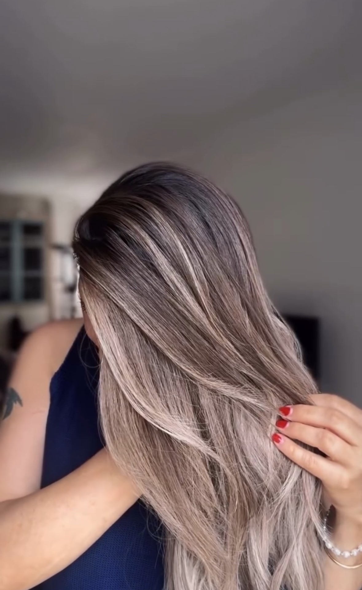 ASHY BLONDE BALAYAGE TOPPER