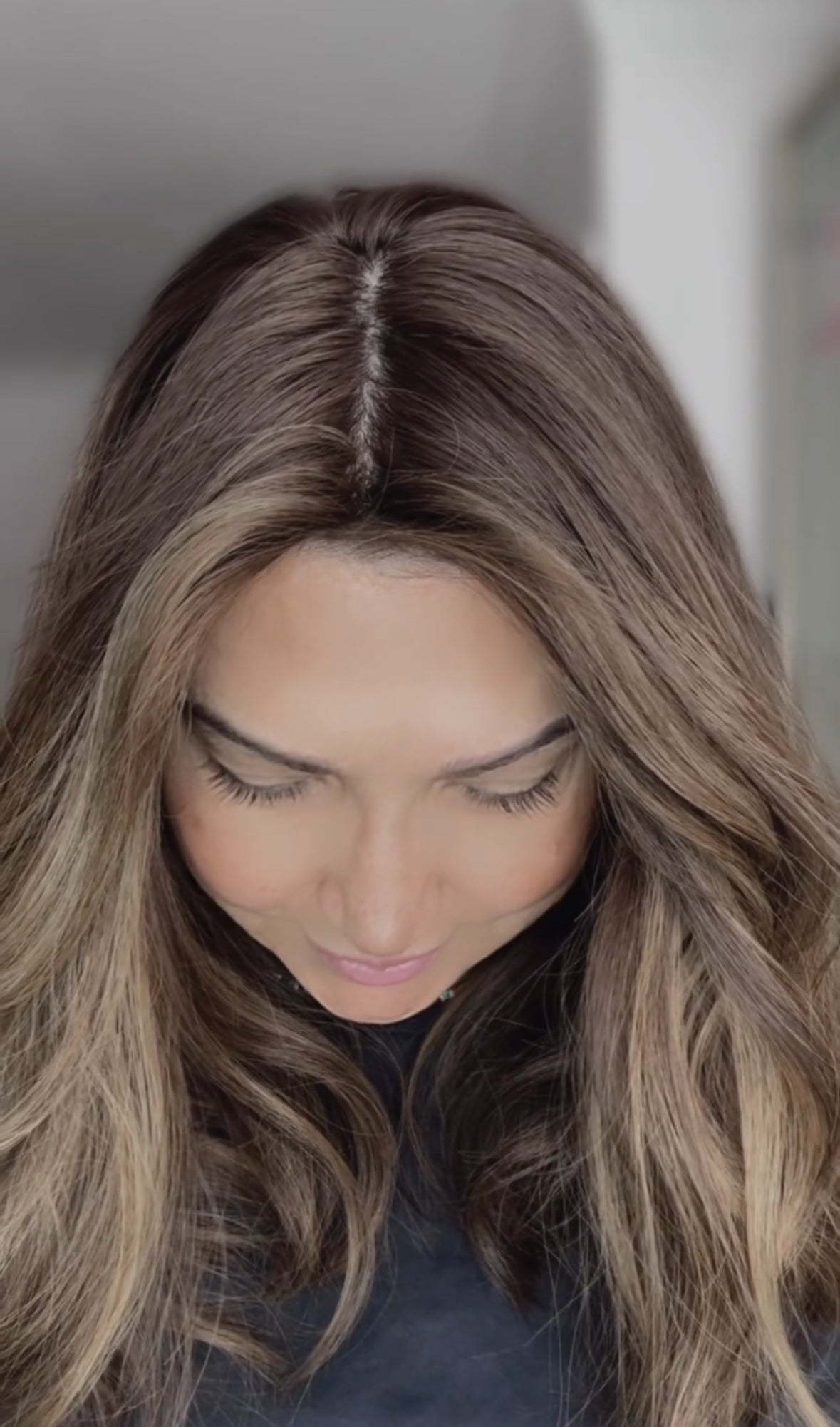 FEATHERLITE WARM BROWN BALAYAGE TOPPER