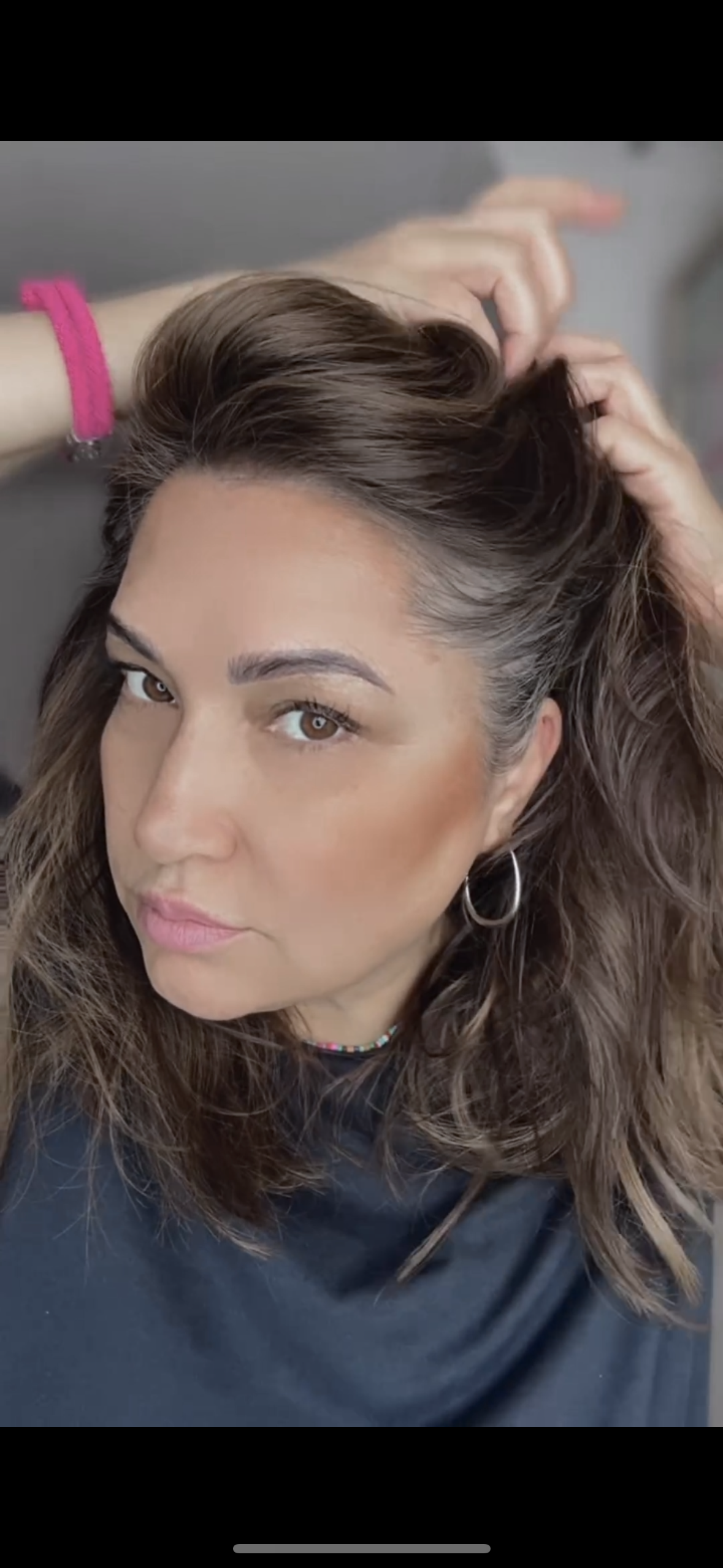 FEATHERLITE WARM BROWN BALAYAGE TOPPER