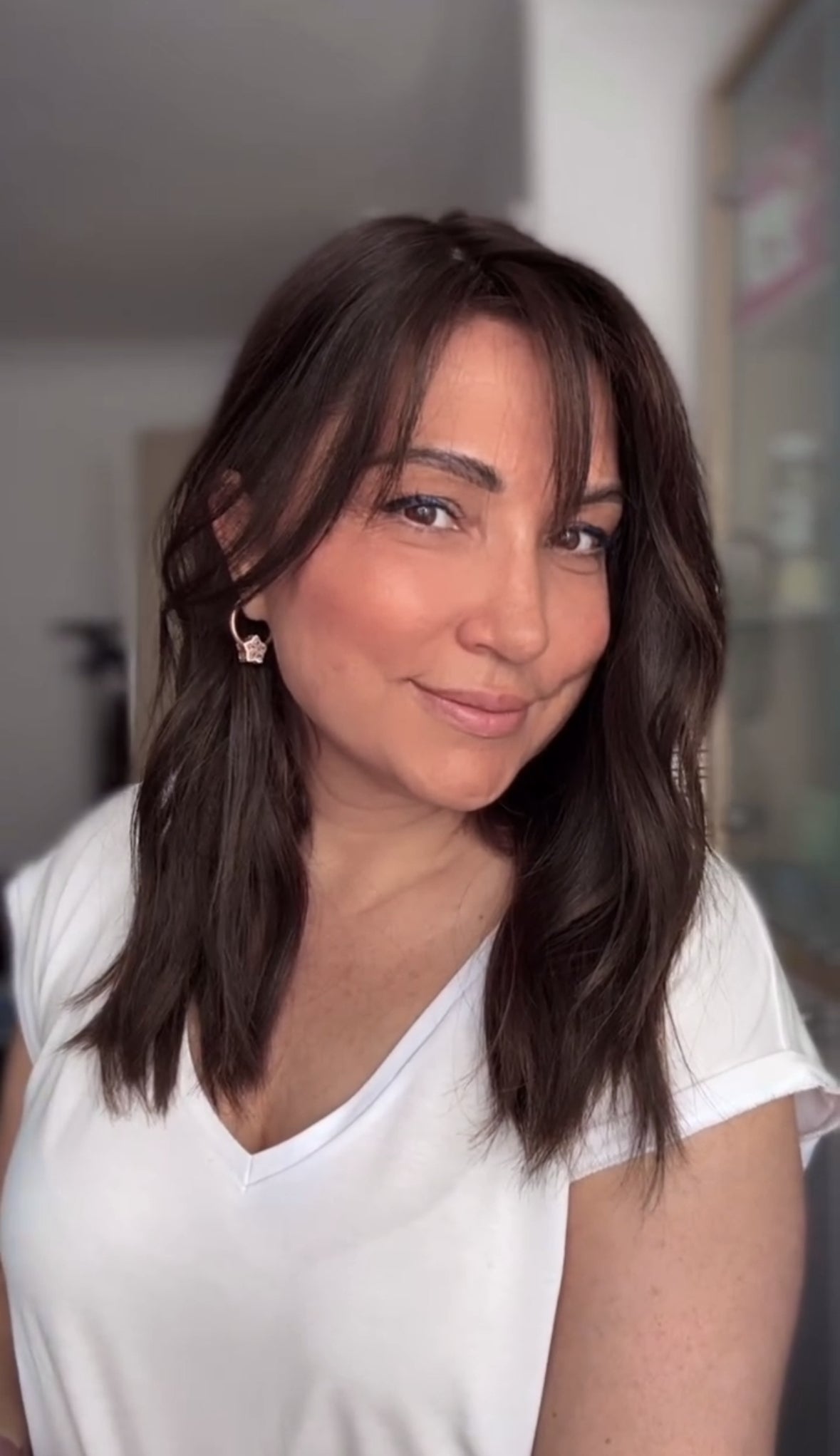 CHOCOLATE BROWN TOPPER WITH SUBTLE BALAYAGE