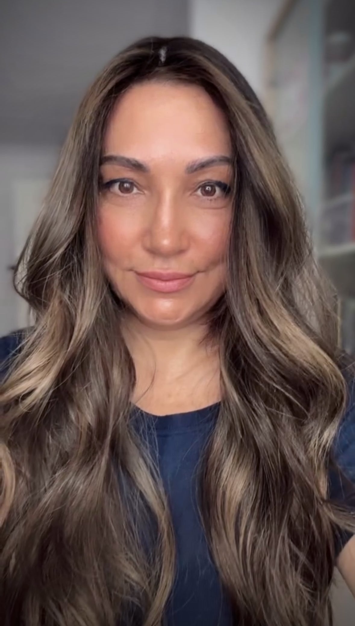 FEATHERLITE ASHY RIBBON BALAYAGE TOPPER