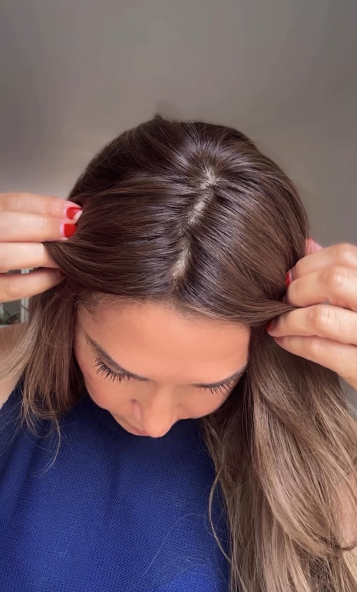 Featherlite Light Brown Topper With Soft Balayage