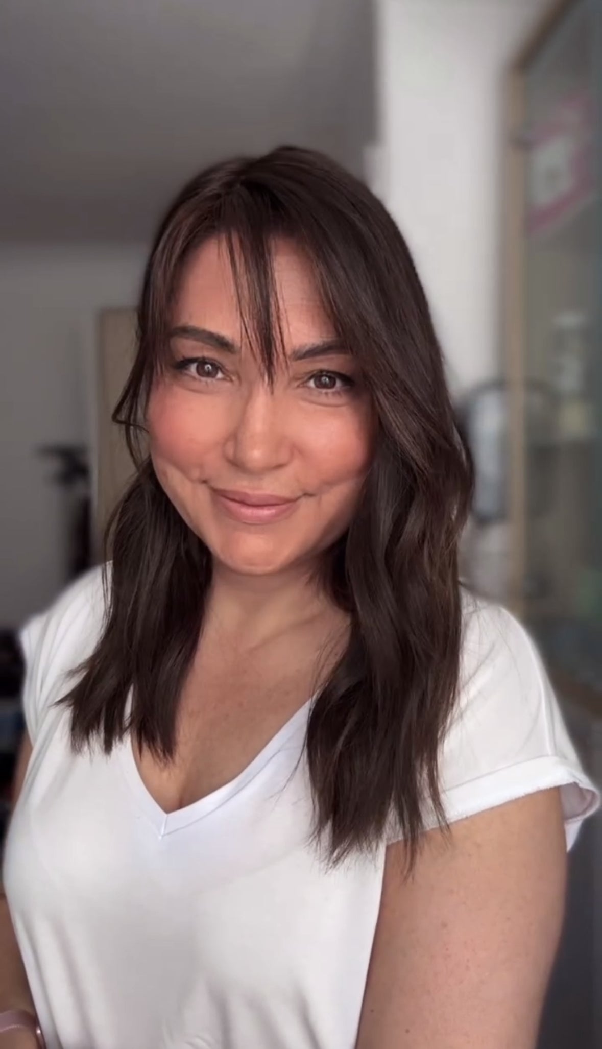 CHOCOLATE BROWN TOPPER WITH SUBTLE BALAYAGE