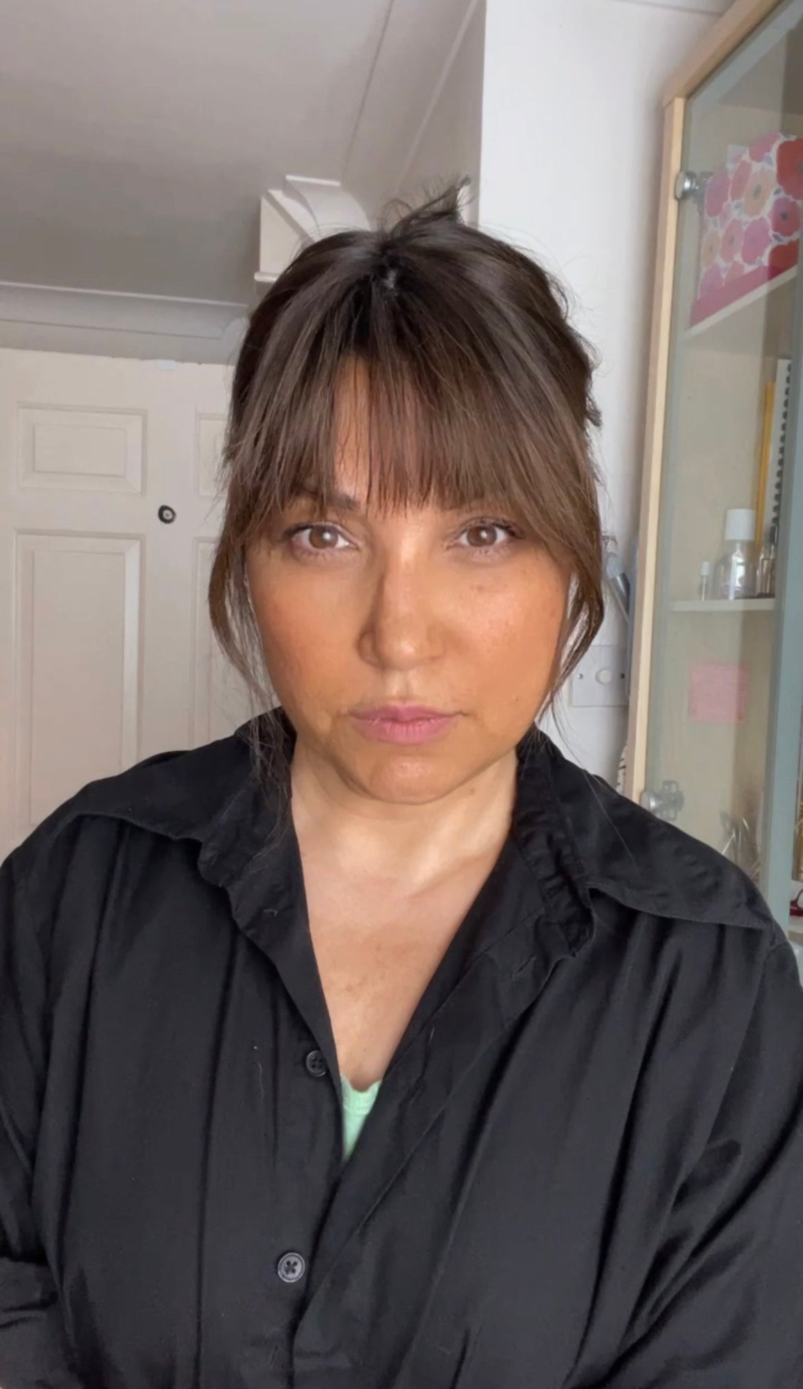 FEATHERLITE MEDIUM BROWN TOPPER WITH DARKER ROOT