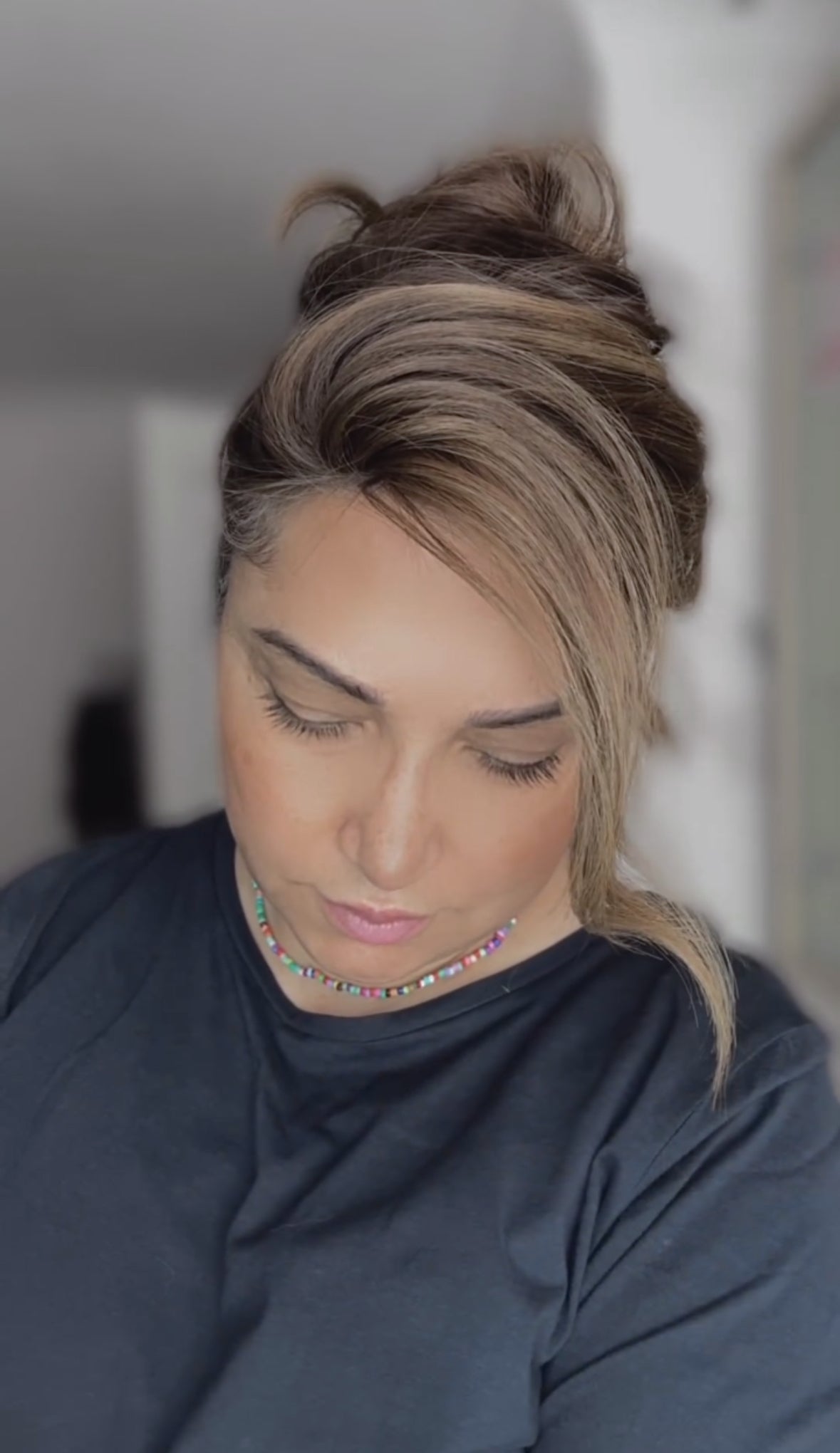 FEATHERLITE WARM BROWN BALAYAGE TOPPER