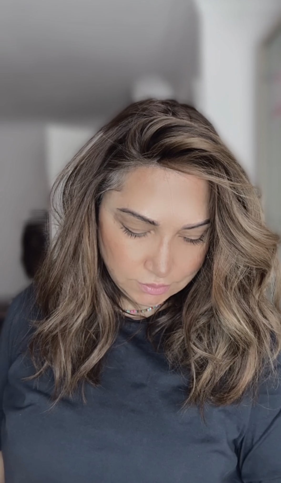 FEATHERLITE WARM BROWN BALAYAGE TOPPER