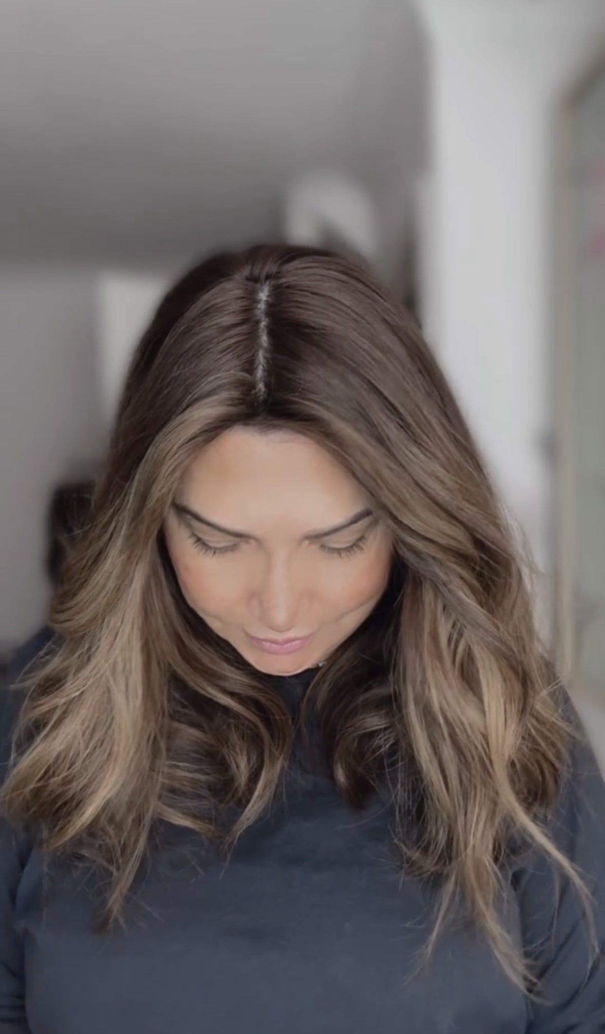 FEATHERLITE WARM BROWN BALAYAGE TOPPER