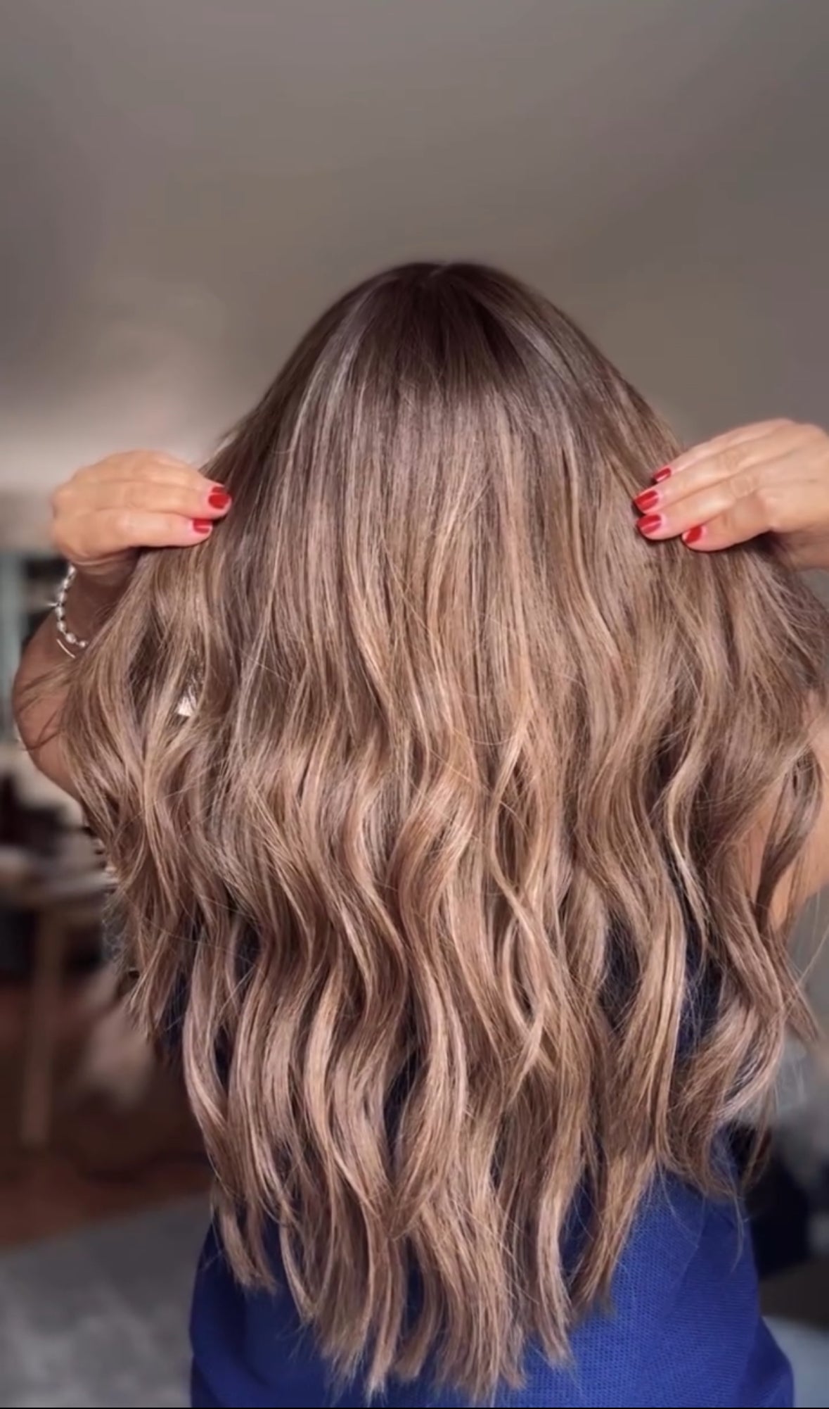 Featherlite Light Brown Topper With Soft Balayage