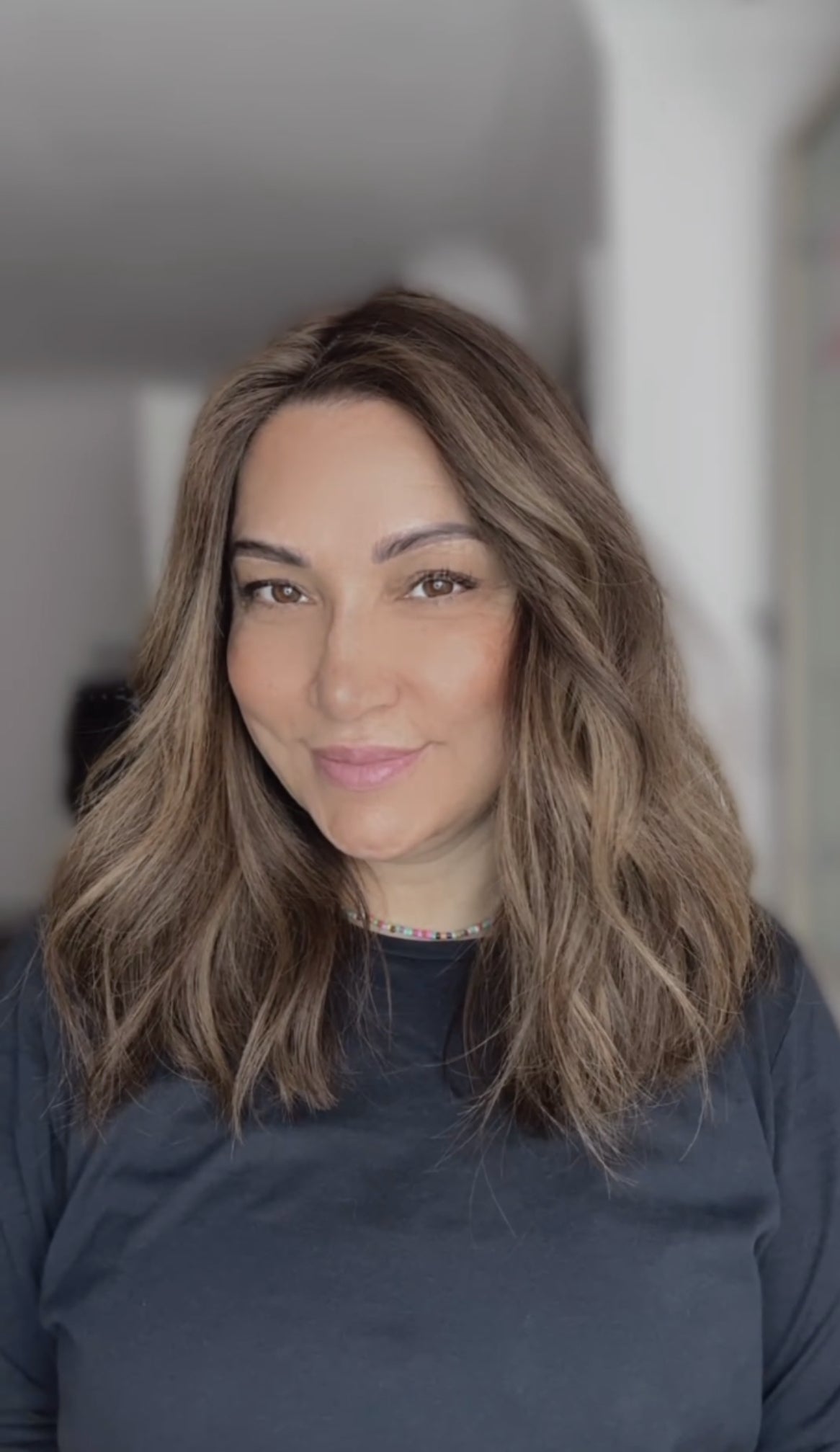 FEATHERLITE WARM BROWN BALAYAGE TOPPER