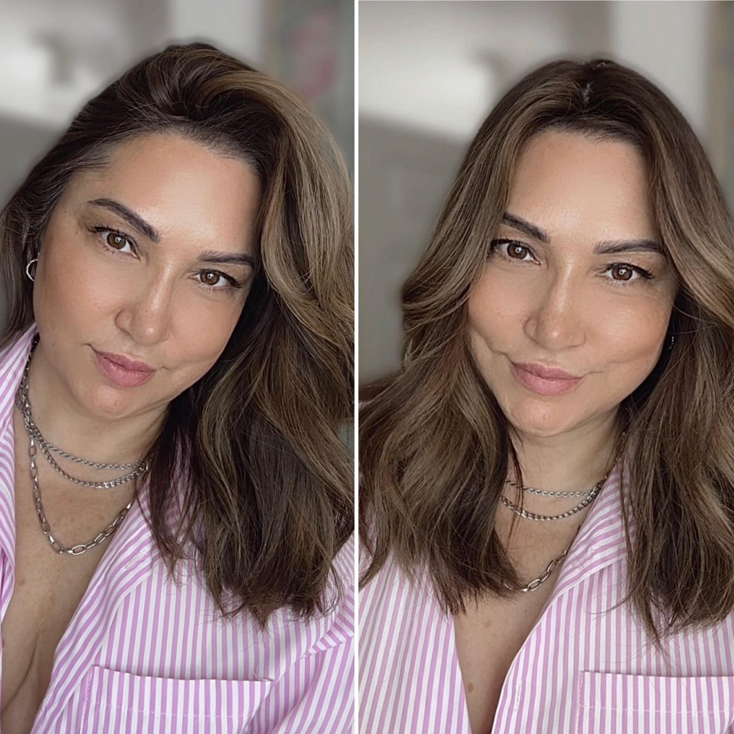 FEATHERLITE WARM BROWN BALAYAGE TOPPER