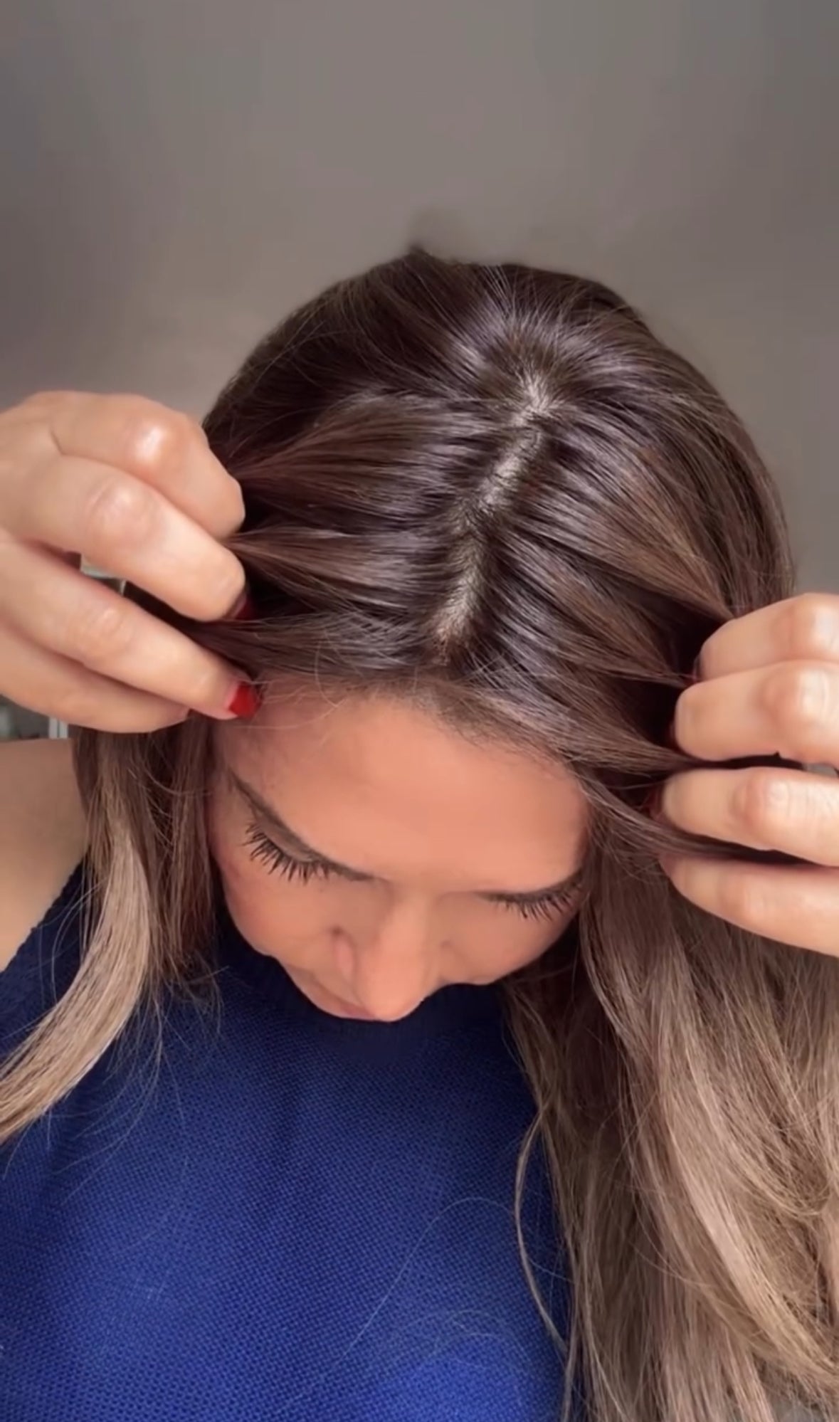 Featherlite Light Brown Topper With Soft Balayage
