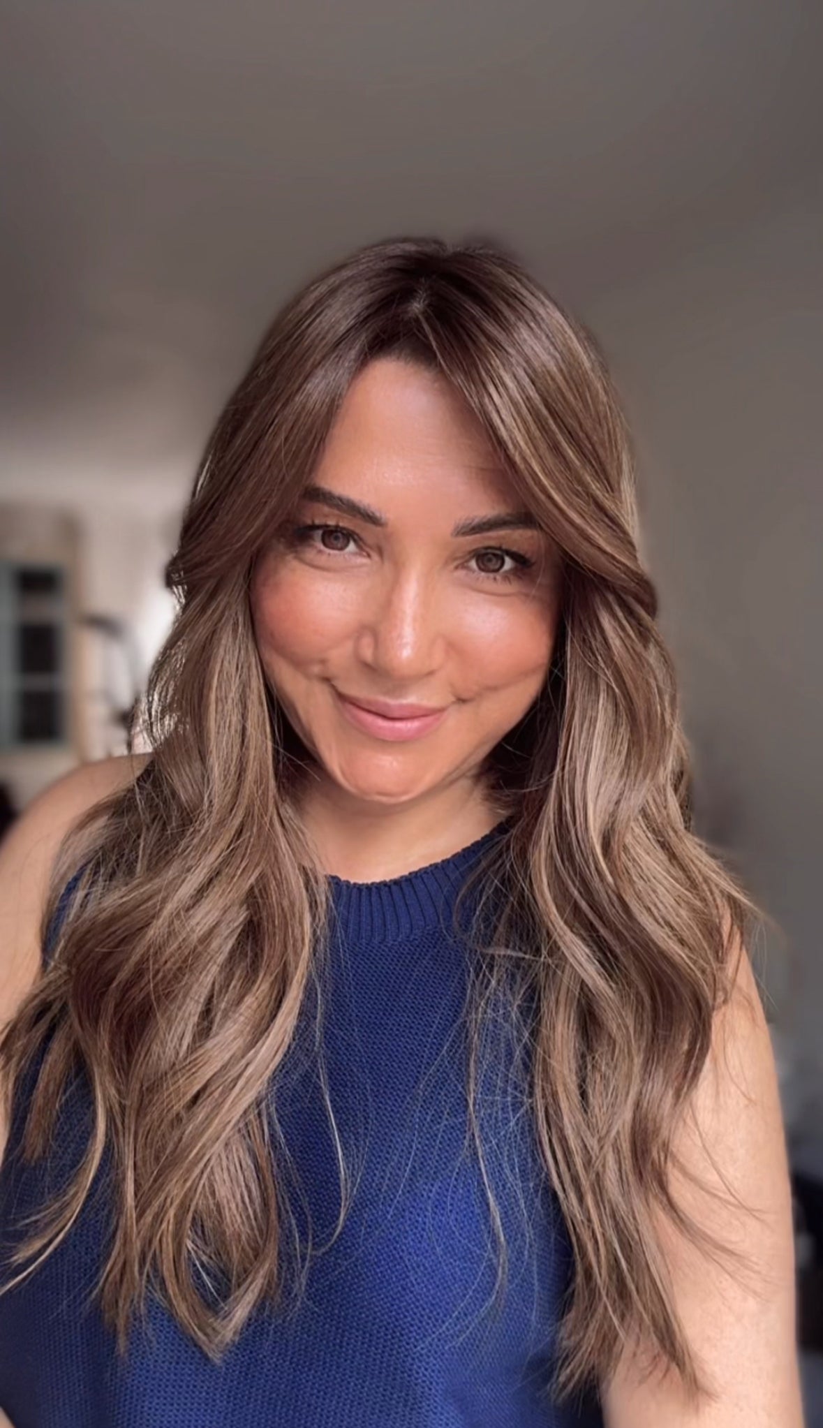 Featherlite Light Brown Topper With Soft Balayage