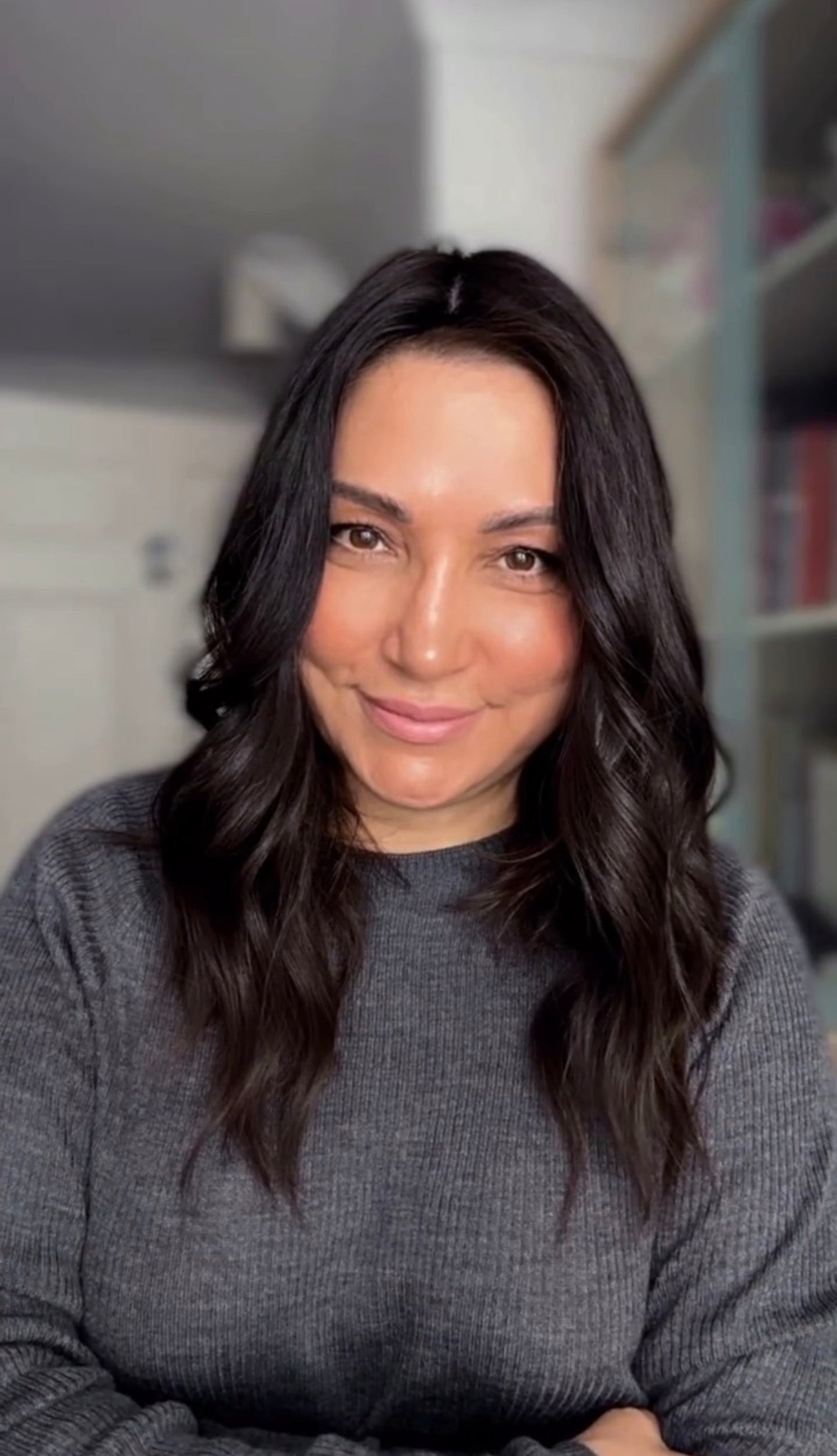 DARKEST BROWN VIRGIN SILK TOPPER