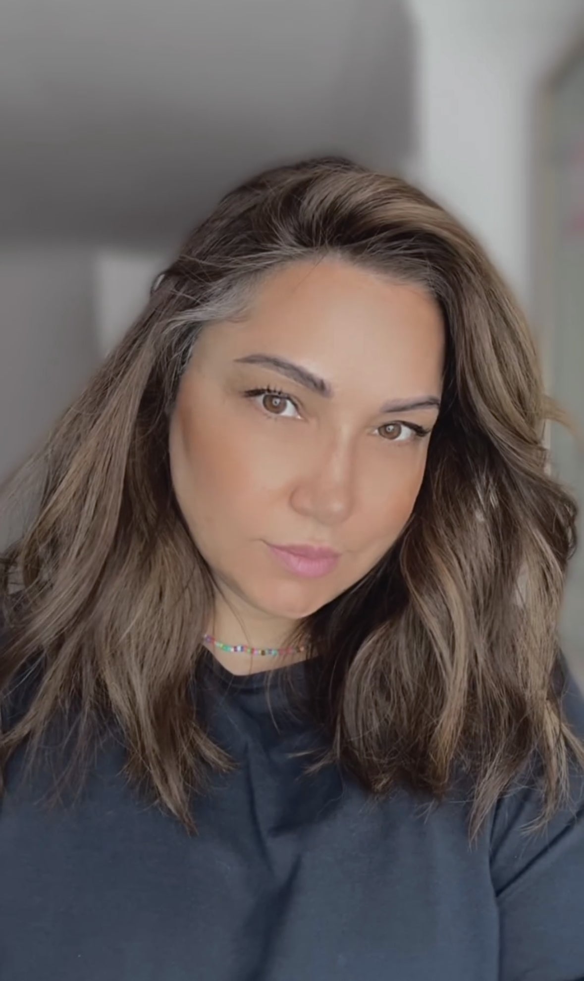 FEATHERLITE WARM BROWN BALAYAGE TOPPER