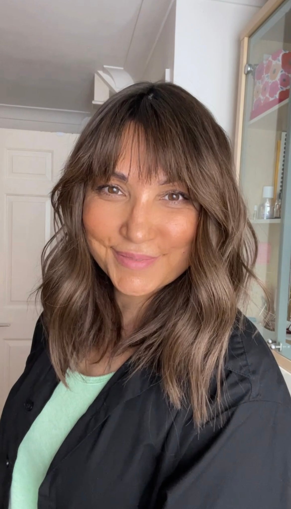 FEATHERLITE MEDIUM BROWN TOPPER WITH DARKER ROOT