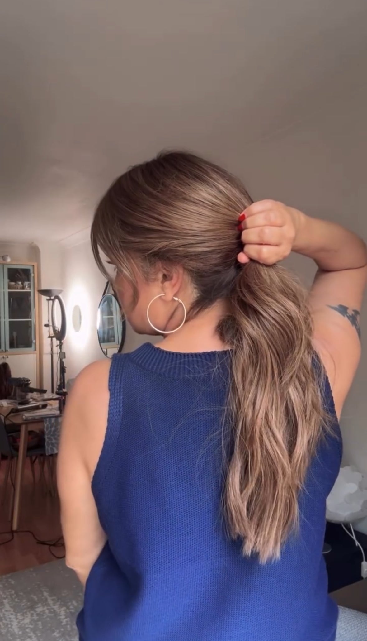 Featherlite Light Brown Topper With Soft Balayage