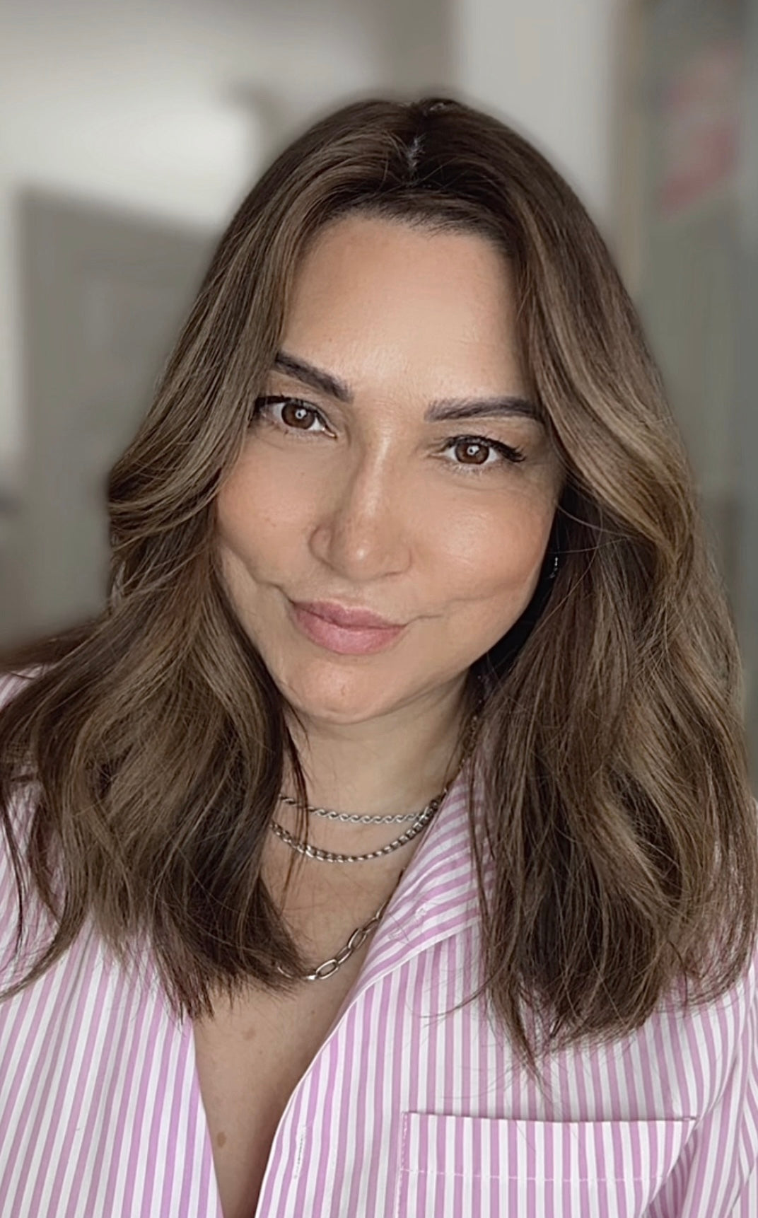 FEATHERLITE WARM BROWN BALAYAGE TOPPER