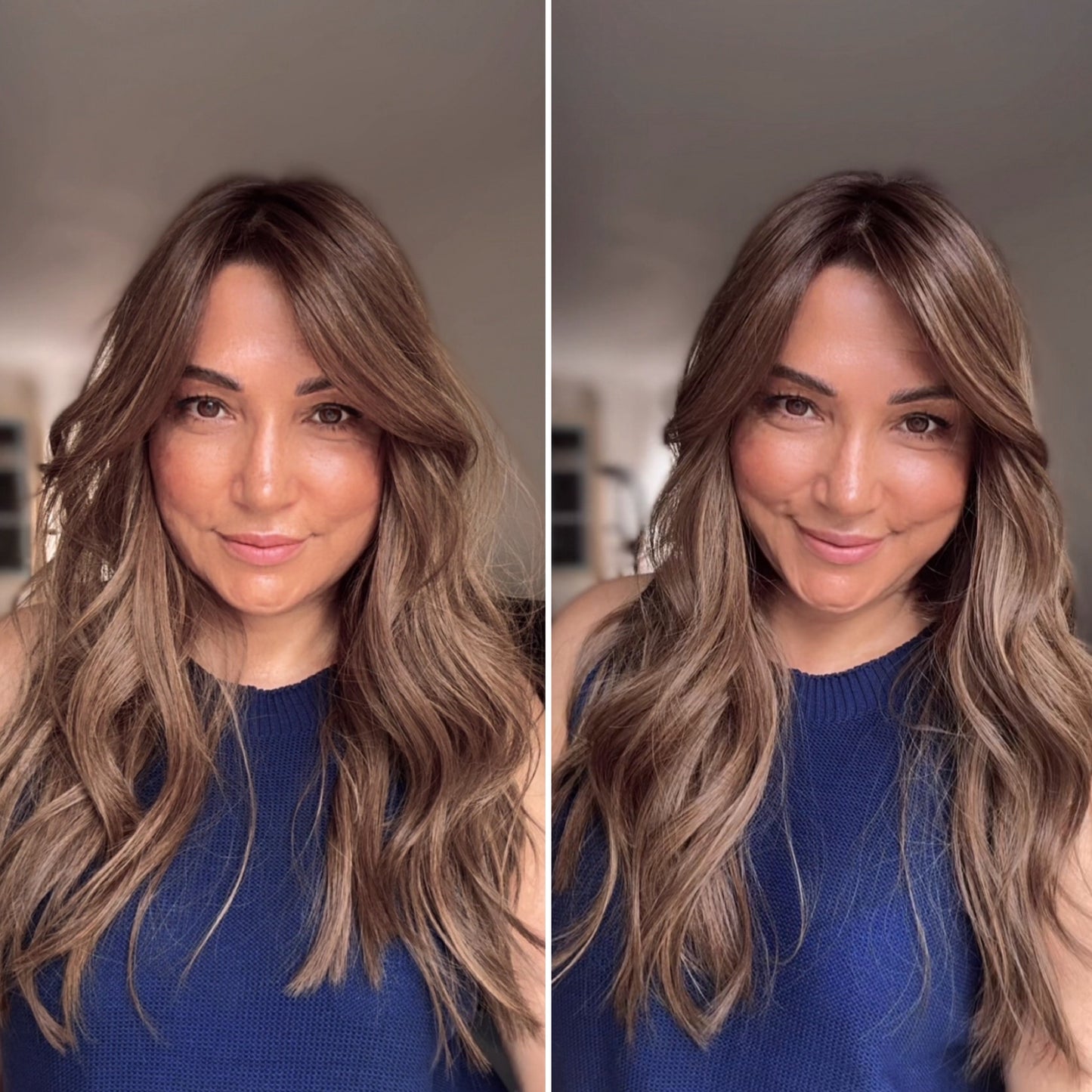 Featherlite Light Brown Topper With Soft Balayage
