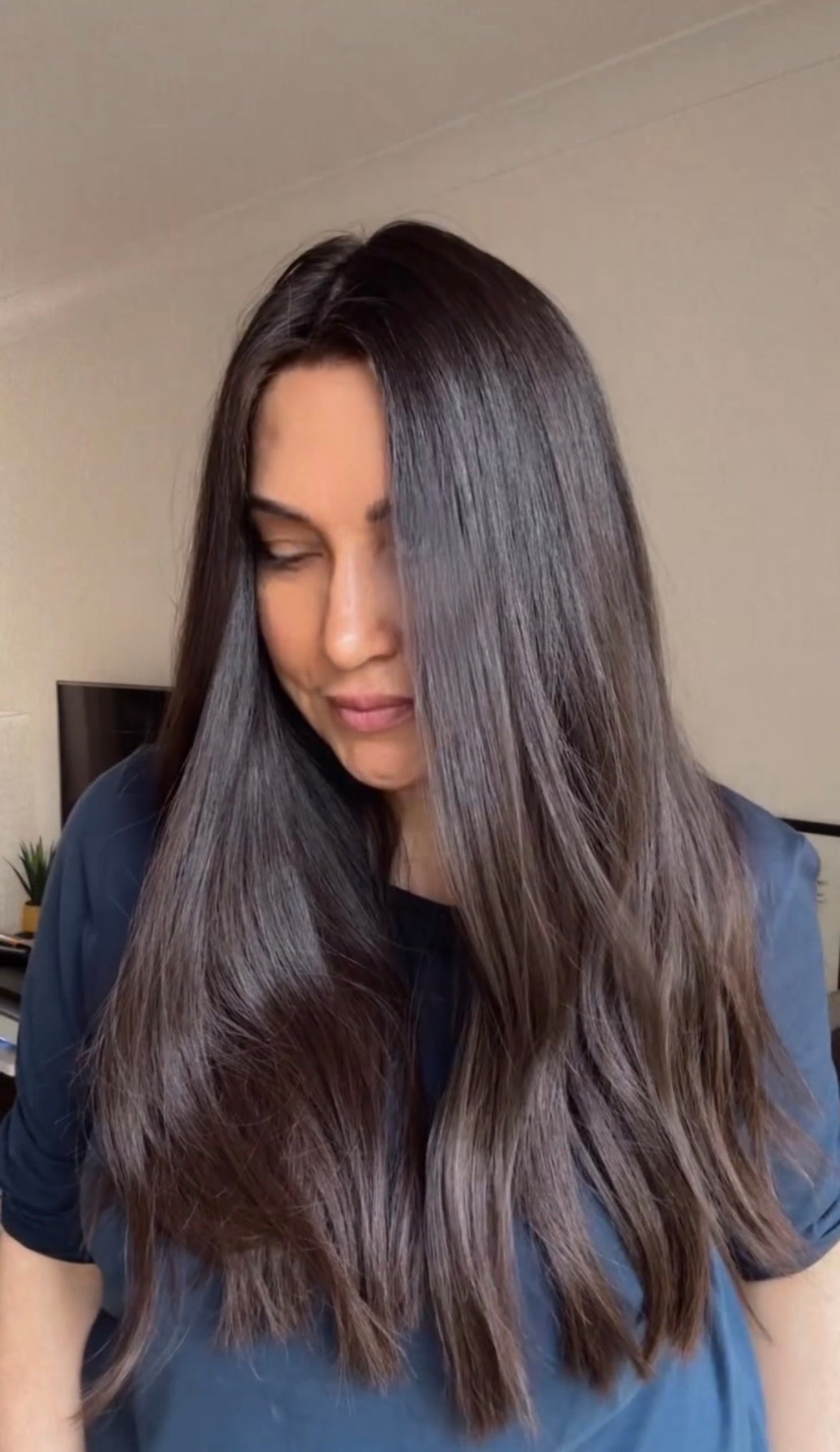 DARKEST BROWN/SOFT BLACK VIRGIN HAIR TOPPER