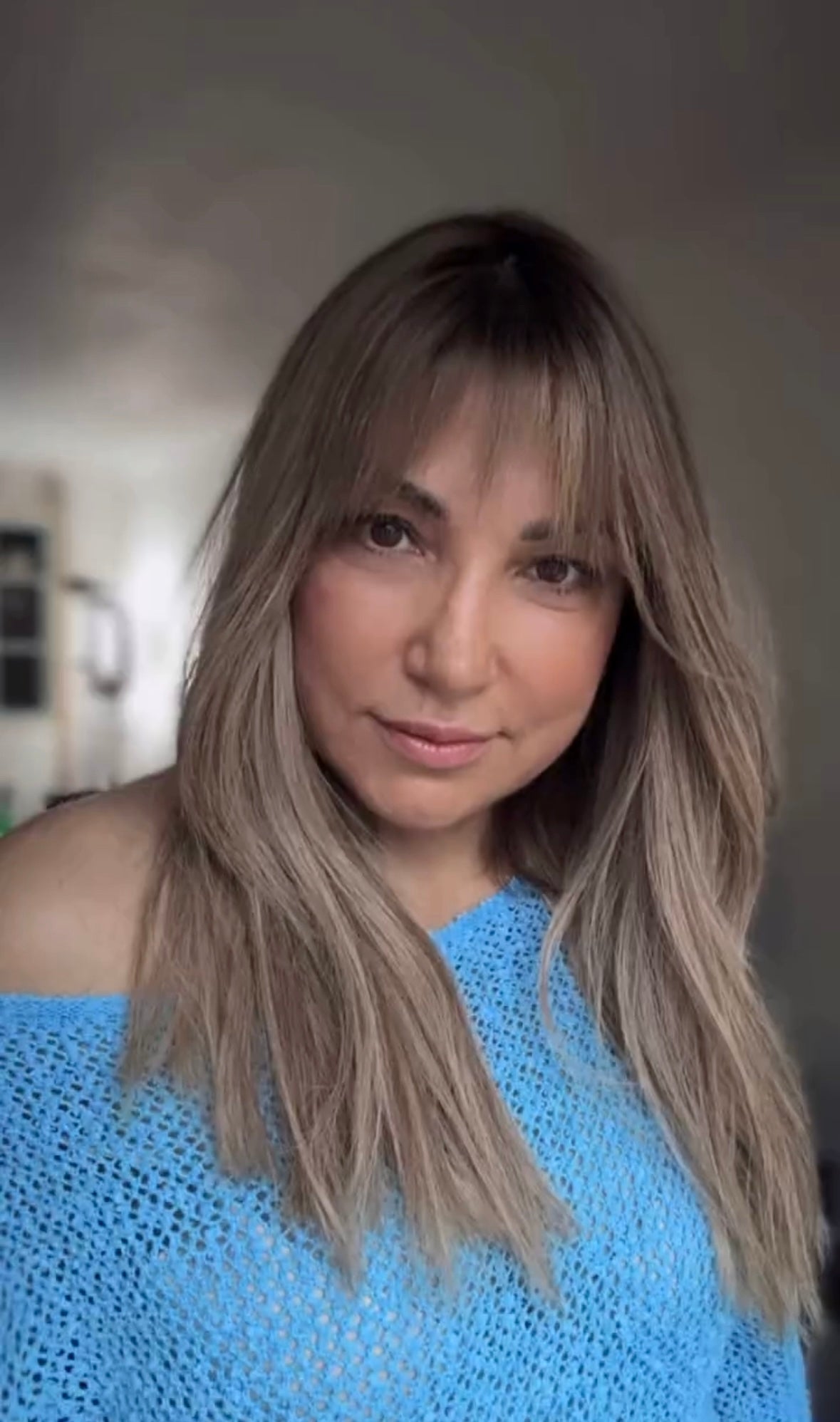 FEATHERLITE ASHY BLONDE BALAYAGE TOPPER