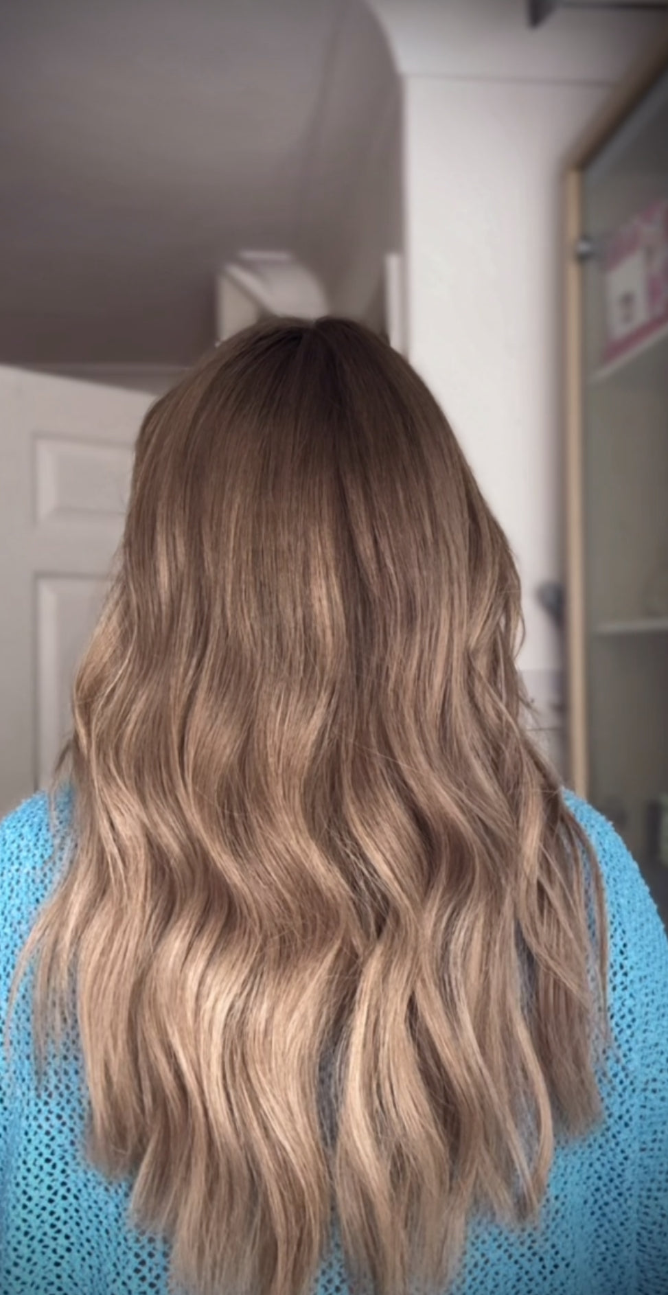 FEATHERLITE ASHY BLONDE BALAYAGE TOPPER