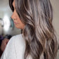 DARK BROWN ASHY BALAYAGE TOPPER