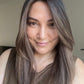 ASHY BALAYAGE SILK TOPPER/HIGHER DENSITY