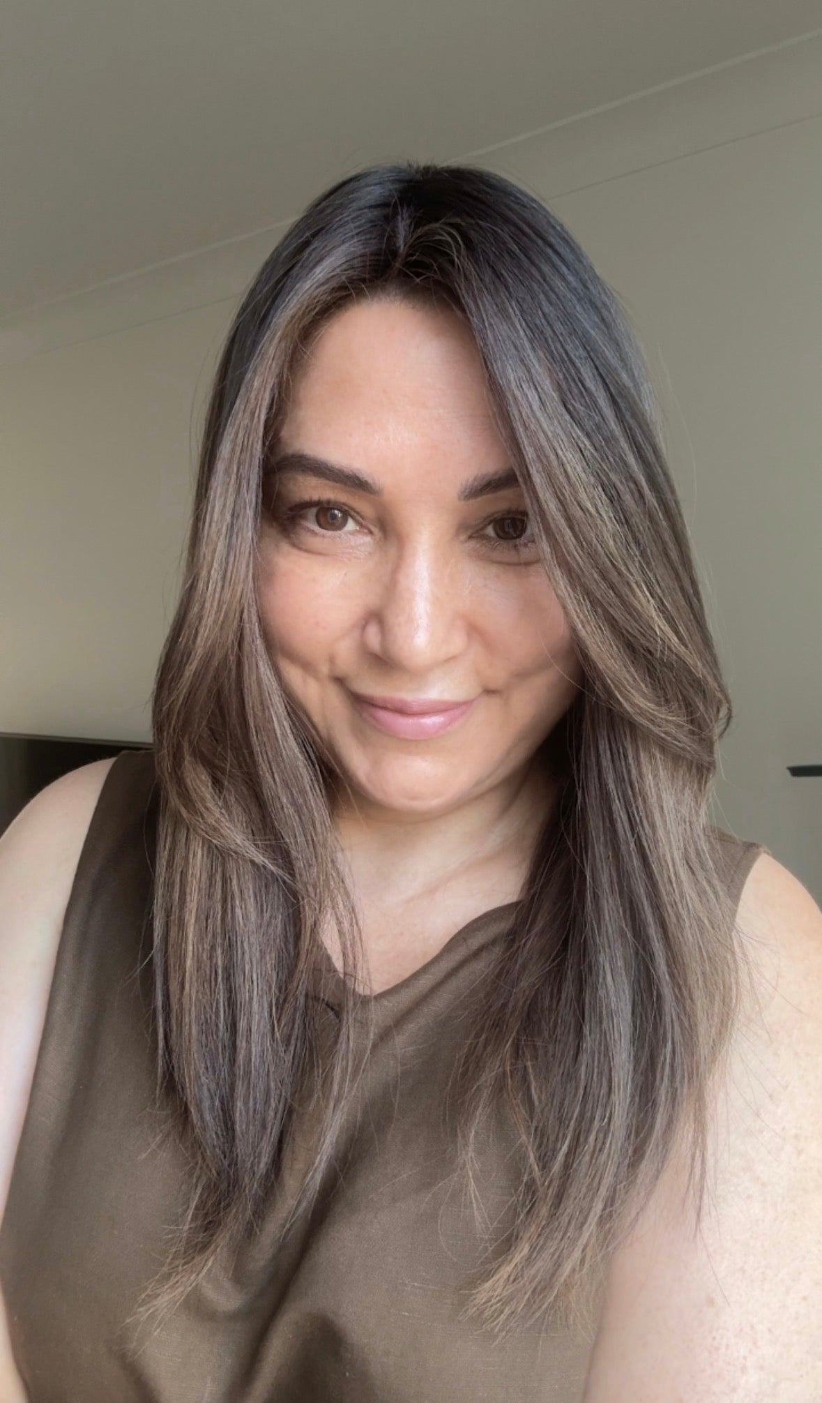 ASHY BALAYAGE SILK TOPPER/HIGHER DENSITY