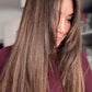 LIGHT BROWN BALAYAGE TOPPER
