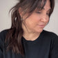 FEATHERLITE VIRGIN BROWN TOPPER WITH SUBTLE CARAMEL BALAYAGE