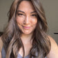 MEDIUM BROWN ASHY BALAYAGE TOPPER