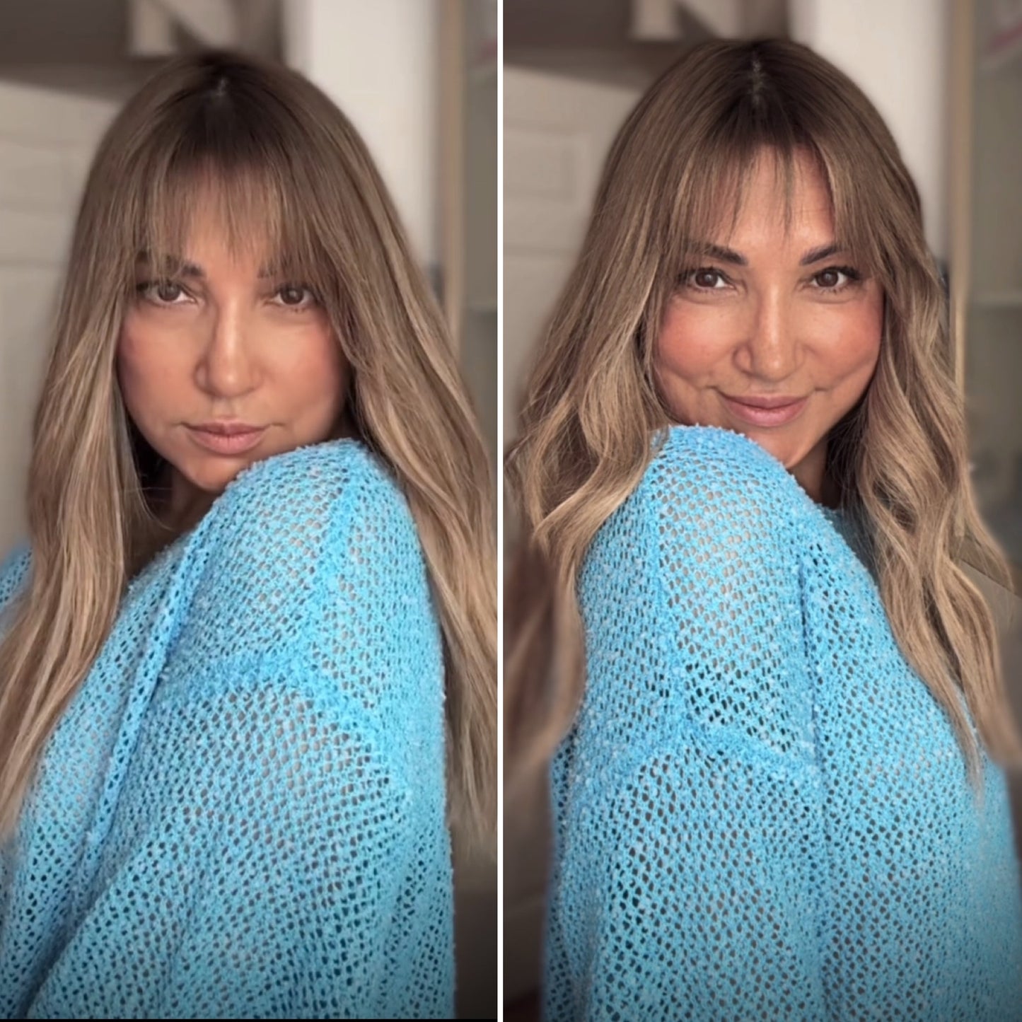 FEATHERLITE ASHY BLONDE BALAYAGE TOPPER