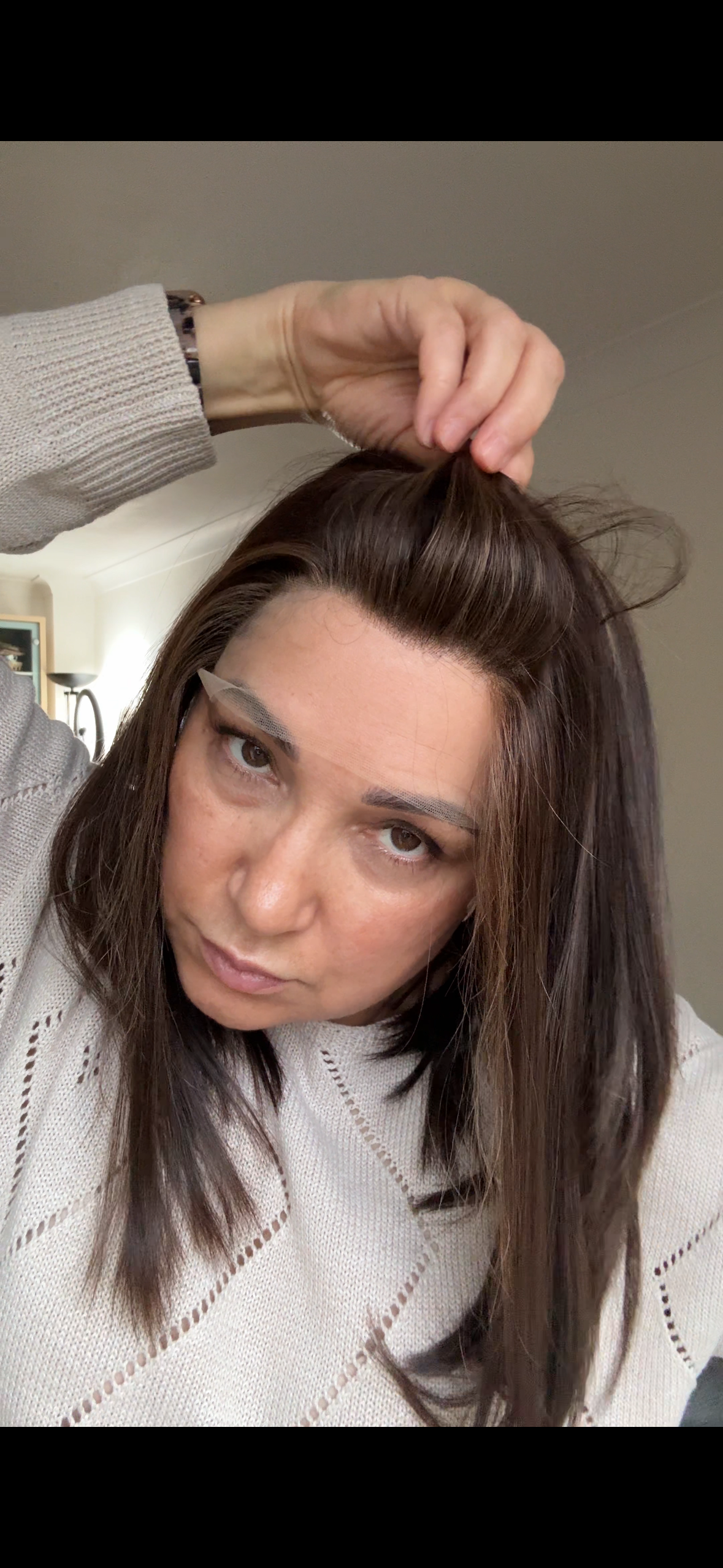 Medium Brown Lace Top Wig