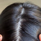 SOFT BLACK SILK-LACE LESS DENSITY TOPPER