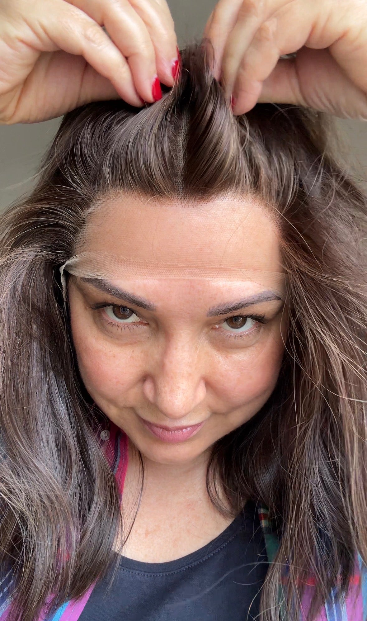 Medium Brown Lace Top Wig