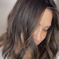 FEATHERLITE DARK BROWN ASHY BALAYAGE TOPPER