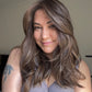 MEDIUM BROWN ASHY BALAYAGE TOPPER
