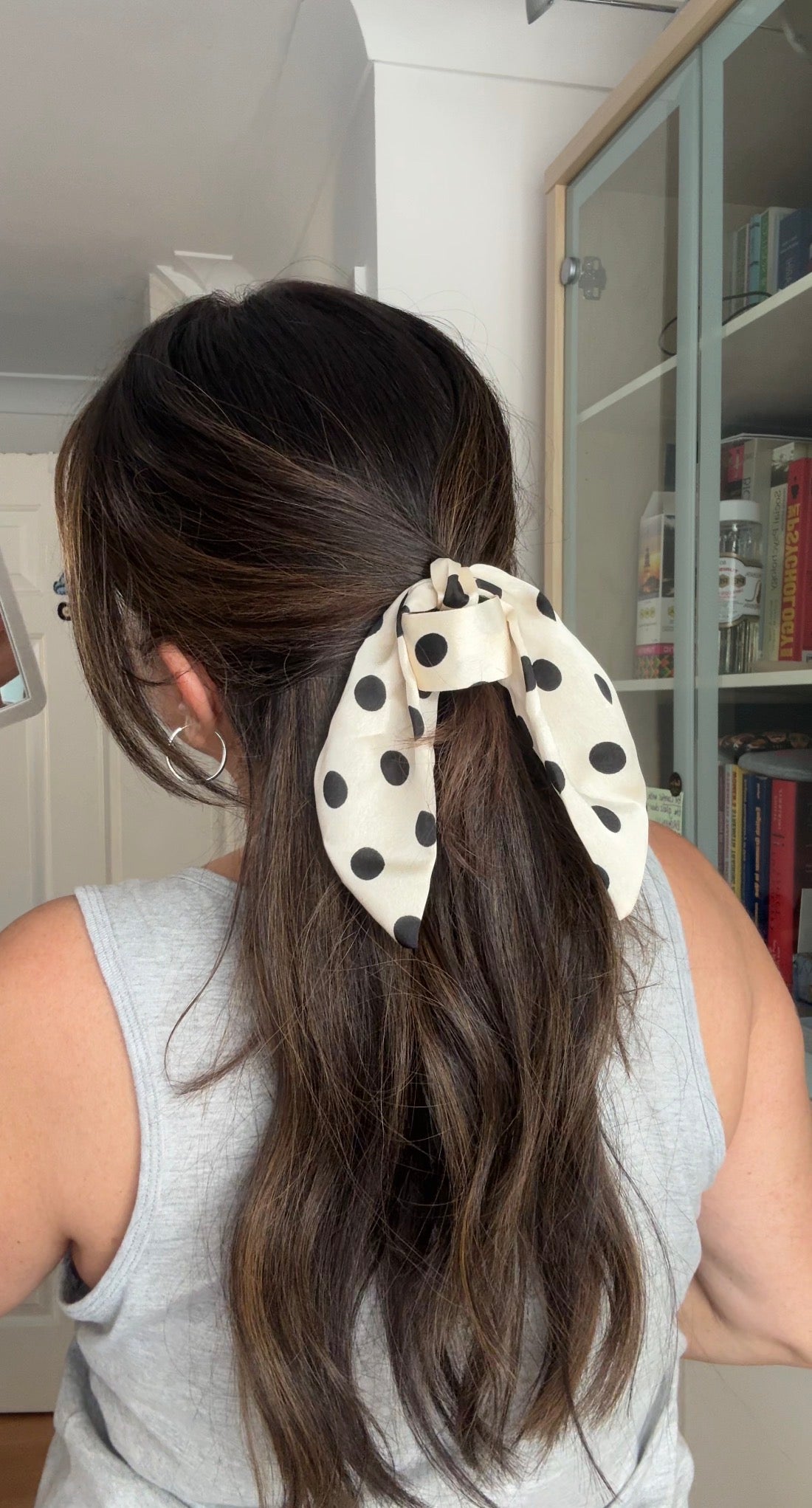 DARK BEOWN/SOFT BLACK VIRGIN TOPPER WITH ASHY RIBBON BALAYAGE