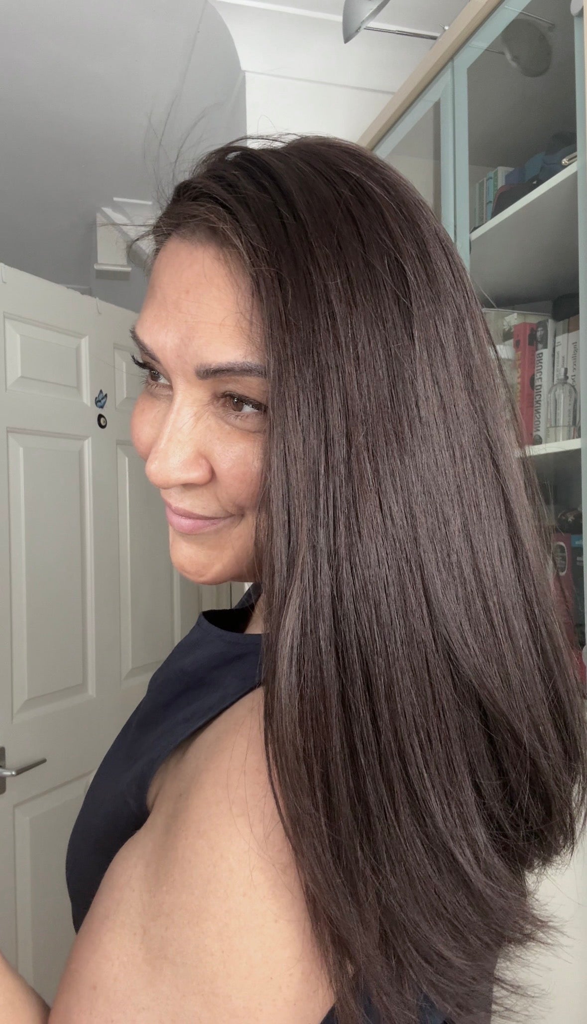 MEDIUM/DARK BROWN TOPPER
