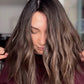 MEDIUM TO DARK BROWN ASHY BALAYAGE TOPPER
