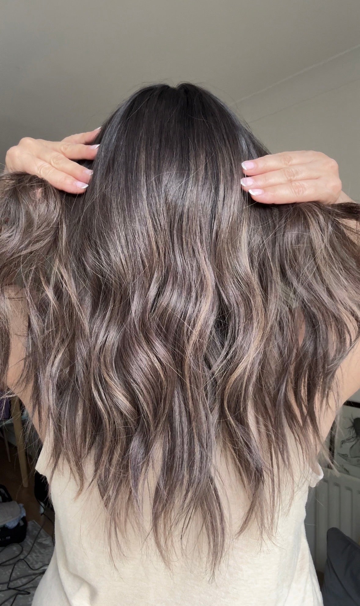 ASHY BALAYAGE SILK TOPPER/HIGHER DENSITY