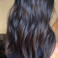 SOFT BLACK SILK-LACE LESS DENSITY TOPPER