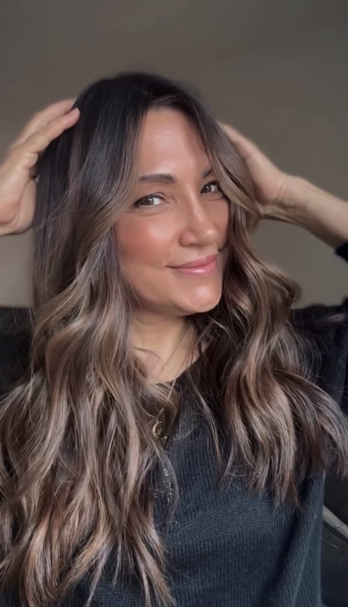 FEATHERLITE CARAMEL BALAYAGE TOPPER