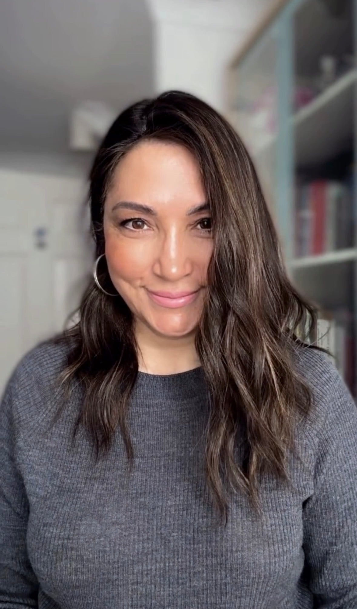 MEDIUM TO LIGHT BROWN BALAYAGE SILK TOPPER