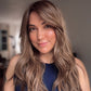Featherlite Light Brown Topper With Soft Balayage