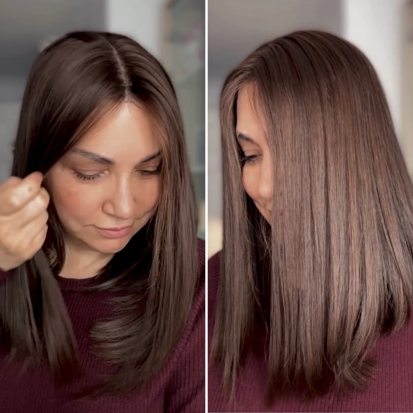 Medium Brown Lace Top Wig