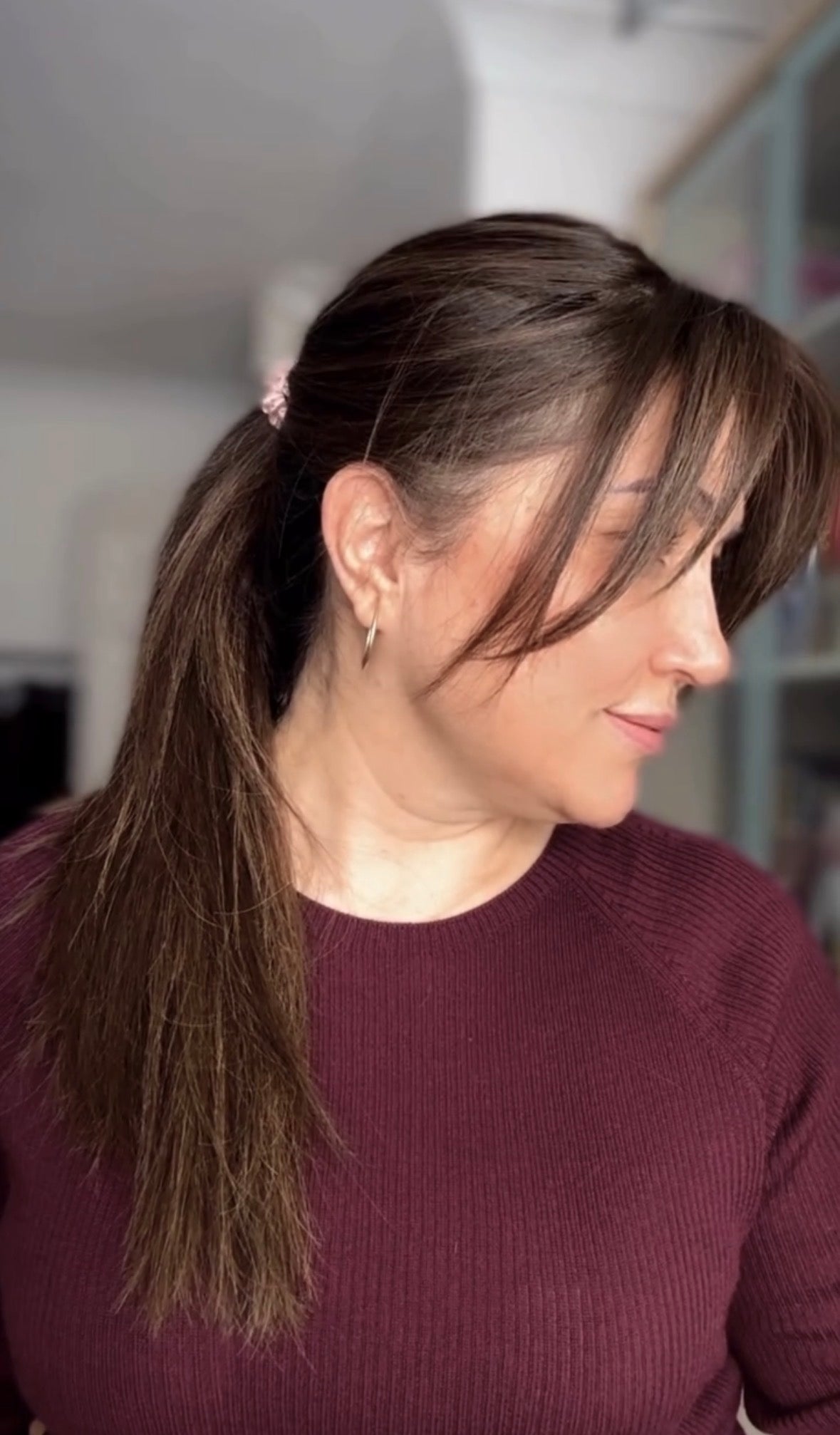 LIGHT BROWN BALAYAGE TOPPER