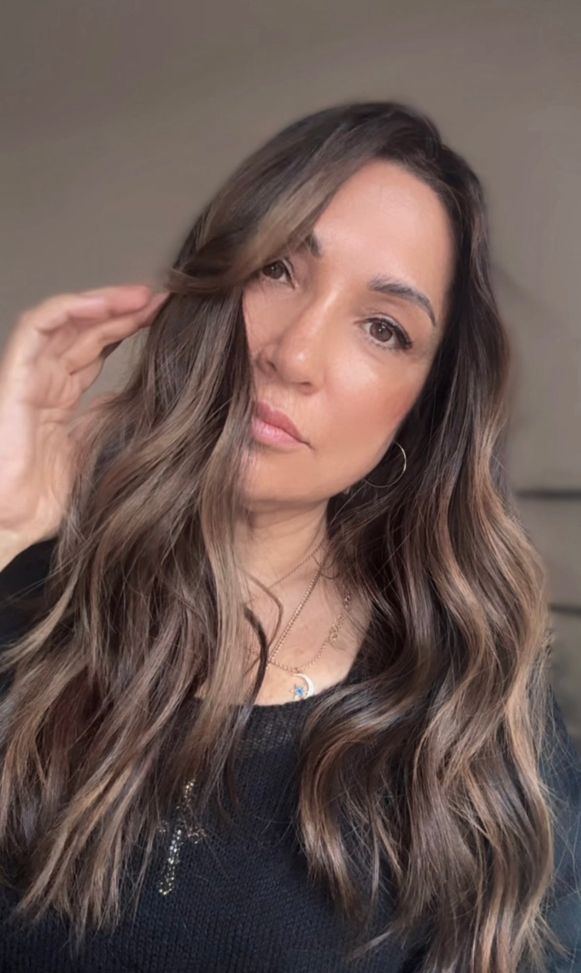 FEATHERLITE CARAMEL BALAYAGE TOPPER