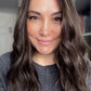 MEDIUM TO LIGHT BROWN BALAYAGE SILK TOPPER